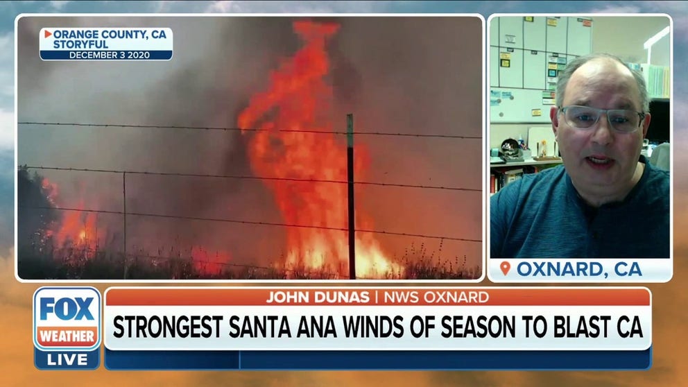 The Santa Ana winds are blowing across Southern California this week, increasing the risk of rapidly spreading wildfires.