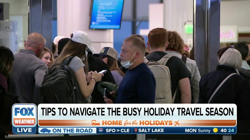 Travel Reporter Dayvee Sutton provides tips to navigate the busy holiday travel season this year. 