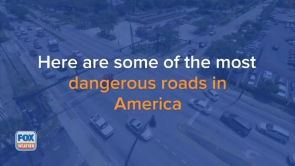 Car crashes can occur on any street, road or highway in America, but some are statistically more dangerous than others. Here’s a list compiled by AAA of some of the most dangerous.