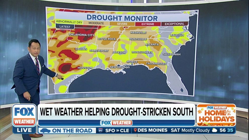 Wet weather helps drought-stricken South | Latest Weather Clips | FOX ...