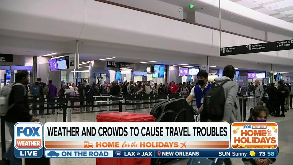 FOX Weather correspondent Nicole Valdes is at Nashville International Airport as people arrive to begin their journeys home after the busy Thanksgiving holiday. 