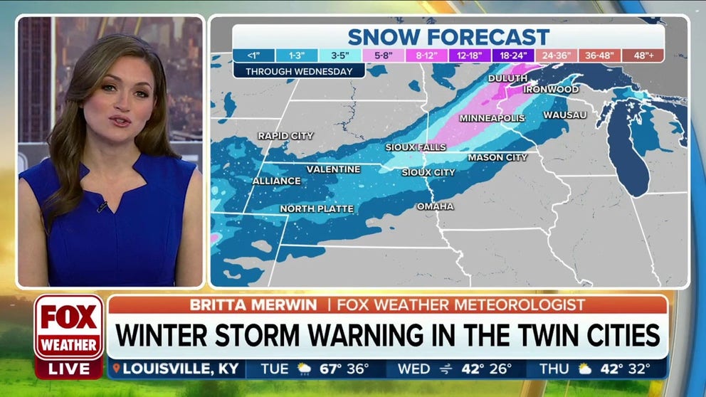 Winter Storm Dumps Several Inches Of Snow Parts Of Upper Midwest ...