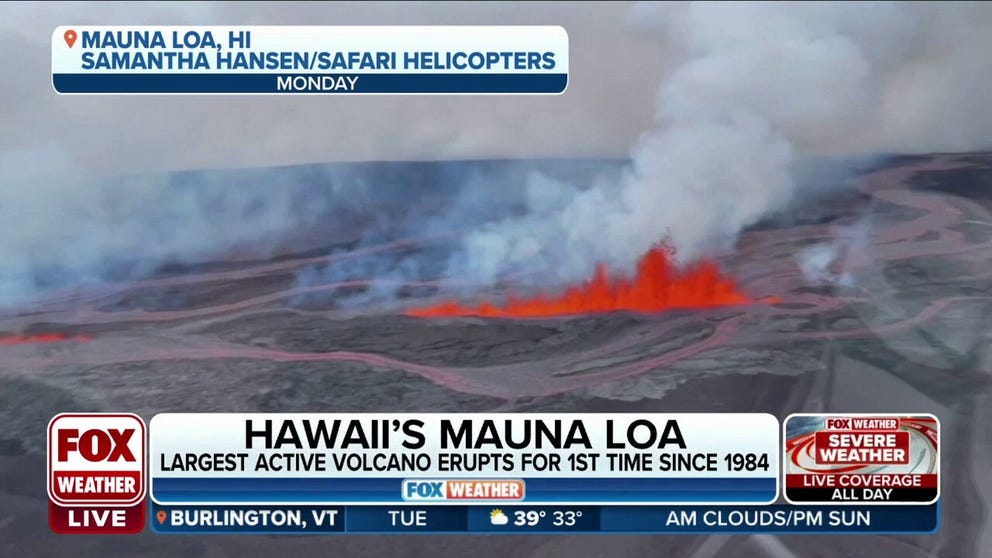 Wendy Stovall, Volcanologist at USGS, says the lava flow from Mauna Loa is still weeks away from any potential threat to the public if the eruption happens to occur for that long. 