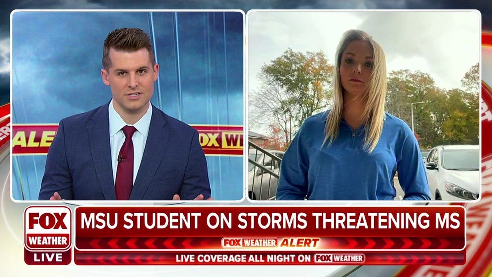 Mississippi State University Student Haley Meier joins FOX Weather to break down the severe threat and how Mississippi State University prepares for dangerous weather situations,