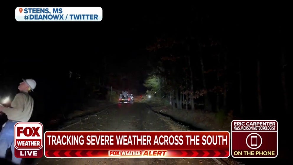 Eric Carpenter, a meteorologist at NWS Jackson in Mississippi, provides the latest on what he and his team are seeing after the severe weather outbreak.