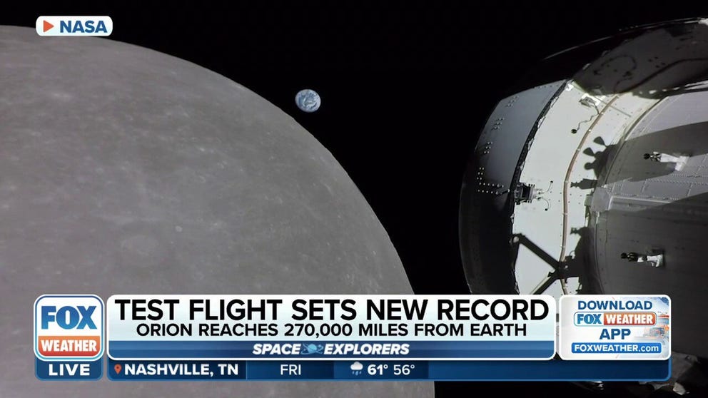 NASA's Orion spacecraft has fired up its engines to return back to earth from the moon.
