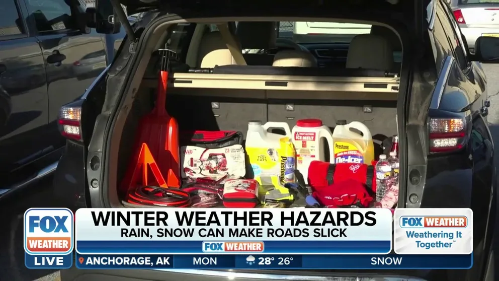 As temperatures are dropping, tow truck drivers say the most common calls they get during winter weather are for flat tires and dead batteries. FOX Weather's Katie Byrne spoke to a body shop owner about this increase of calls and AAA who share tips with us on how drivers can winterize their cars.