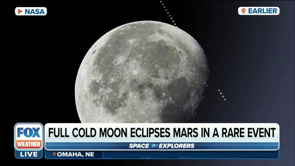 NASA Lunar Scientist Noah Petro tells FOX Weather many in the U.S. will have the opportunity to catch the full moon eclipse Mars. 