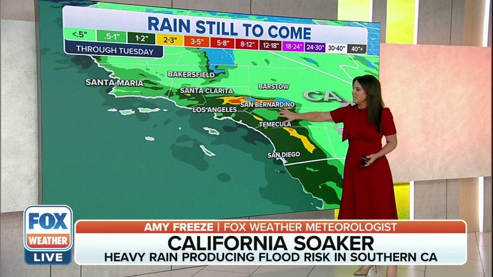 Coast-to-coast storm pummels Southern California with heavy rain ...