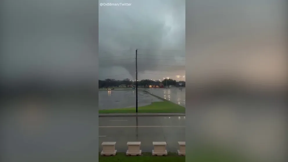 Videos in North Texas, including areas around Dallas-Fort Worth, showed possible tornadoes spinning across the area.