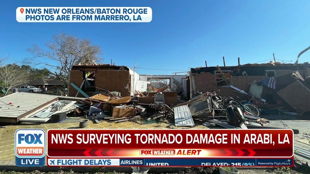 NWS surveying tornado damage in SE Louisiana, parts of Mississippi ...