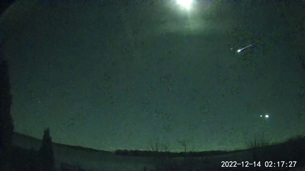 Watch Meteor zooms across the night sky over Maine