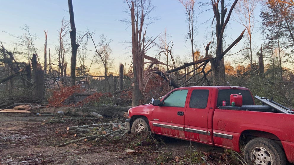 In Keithville, Louisiana, an EF-2 tornado with winds estimated at 130 mph managed to decimate homes around Linda Barry as she huddled under a mattress, reciting the Lord’s Prayer for comfort.
