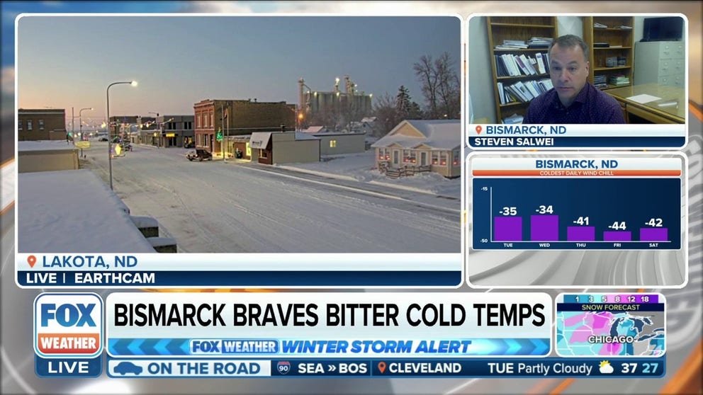 Bismarck, ND braces for bitter cold temperatures from arctic blast ...