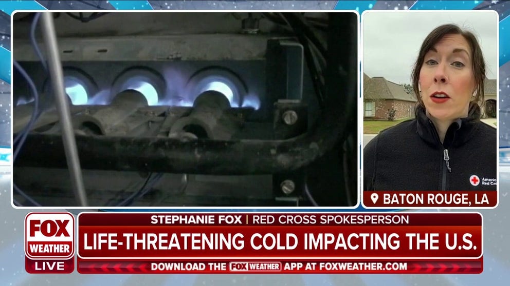 With frigid weather on the way, the Red Cross' Stephanie Fox explains how to heat your home safely over the holidays.