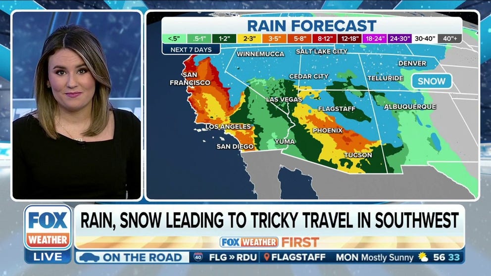 Atmospheric river to bring wet weather to western US | Latest Weather ...