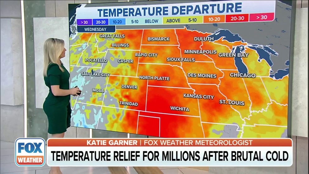 Warmer weather ahead for millions in US after arctic front | Latest ...