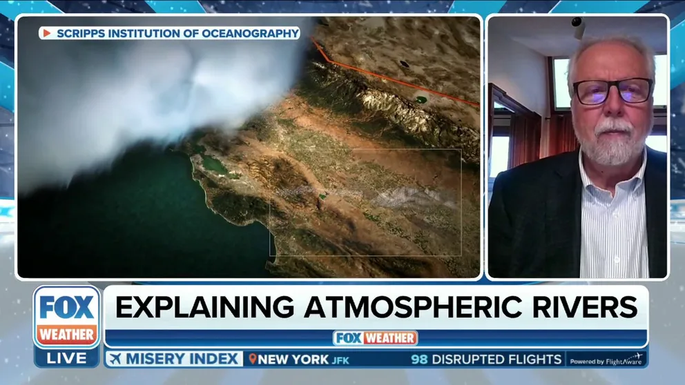 Director of the Center for Western Weather and Water Extremes Marty Ralph on how swaths of moisture will impact the western U.S. 