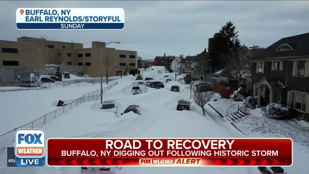 Cleanup is underway across Buffalo, New York, after a historic and deadly blizzard that dropped several feet of snow and crippled the region on Christmas.