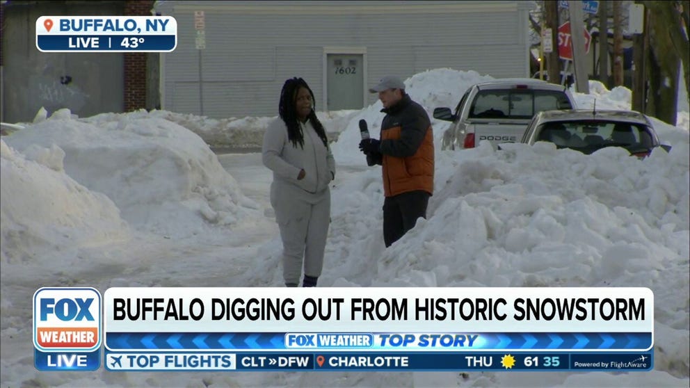 Residents are continuing to dig out after a historic and deadly blizzard covered parts of the Buffalo, New York, area under feet of snow nearly a week ago.