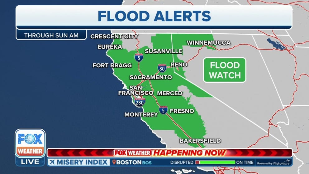 Atmospheric River fuels flood threat in California | Latest Weather ...