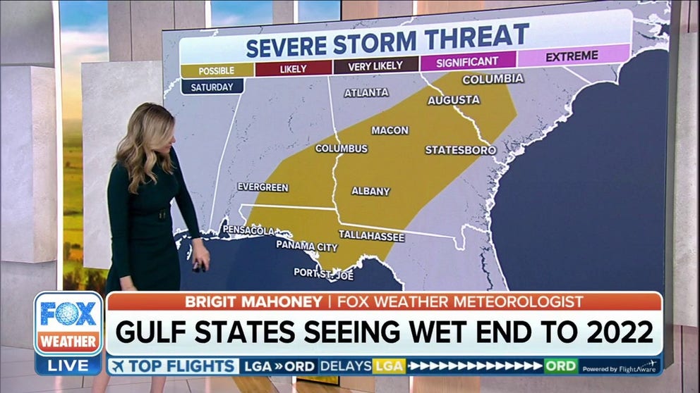 Gulf States sees storms ahead of New Years | Latest Weather Clips | FOX ...