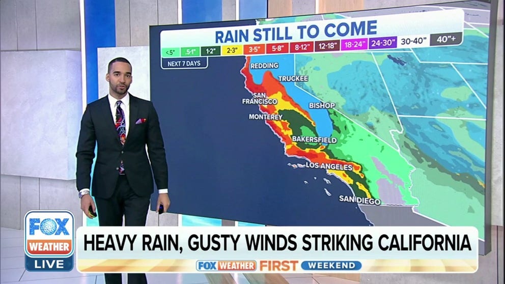 Heavy rain soaks California | Latest Weather Clips | FOX Weather