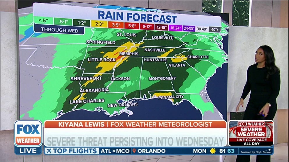 Tornado threat pushes into Gulf Coast states | Latest Weather Clips ...