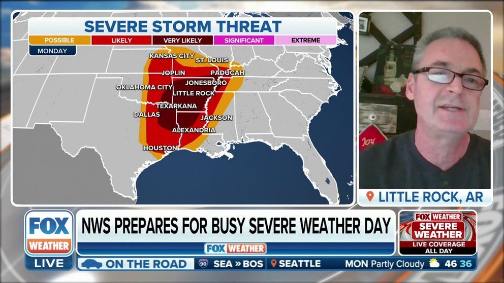 Who will see the most severe weather? | Latest Weather Clips | FOX Weather