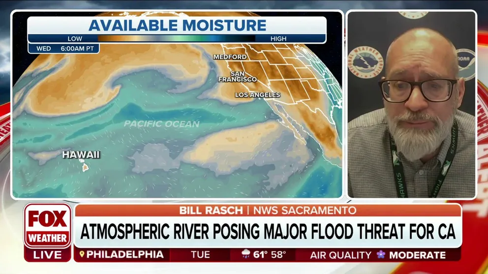 Bill Rasch, Science and Operations Officer for NWS Sacramento, discusses why this storm coming for California needs to be taken seriously. 