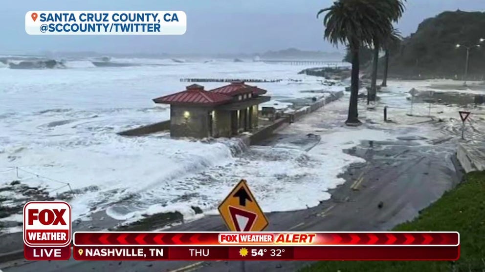 A bomb cyclone has caused significant damage throughout Santa Cruz County and along the coast.