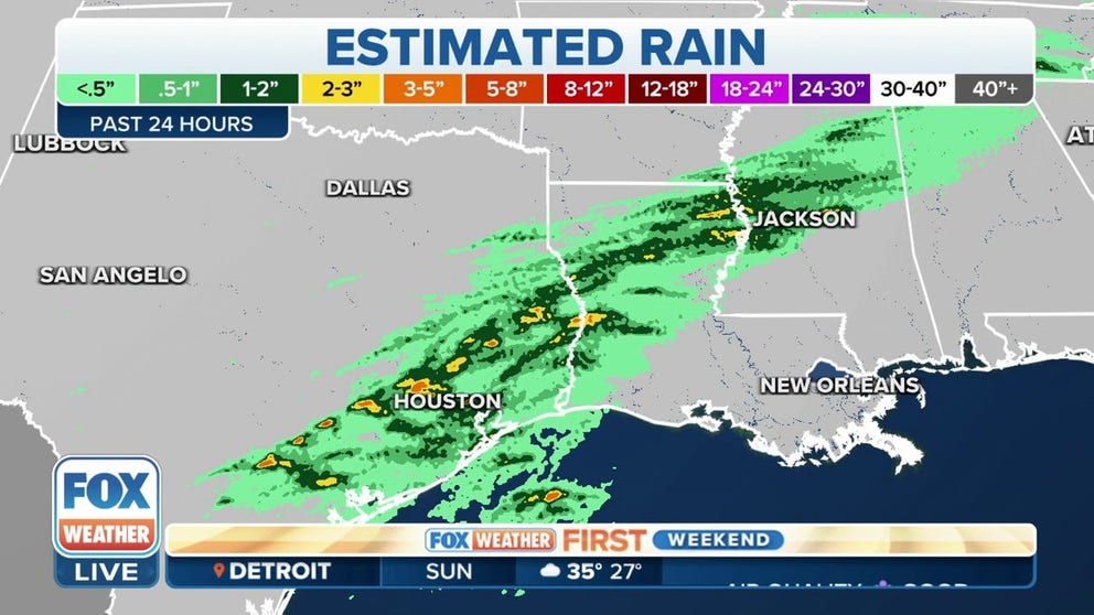 Rain, thunderstorms soaking parts of the South | Latest Weather Clips ...