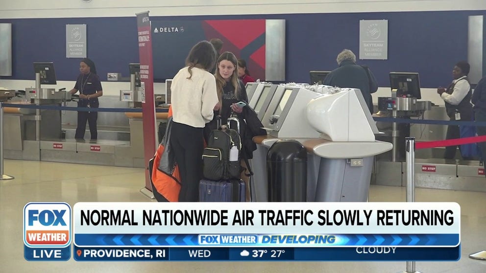 Travelers cope with flight delays across the U.S. after the Federal Aviation Administration reported a major system outage that resulted in a nationwide ground stop. FOX News’ Madison Scarpino spoke with fliers in the middle of the travel chaos.  