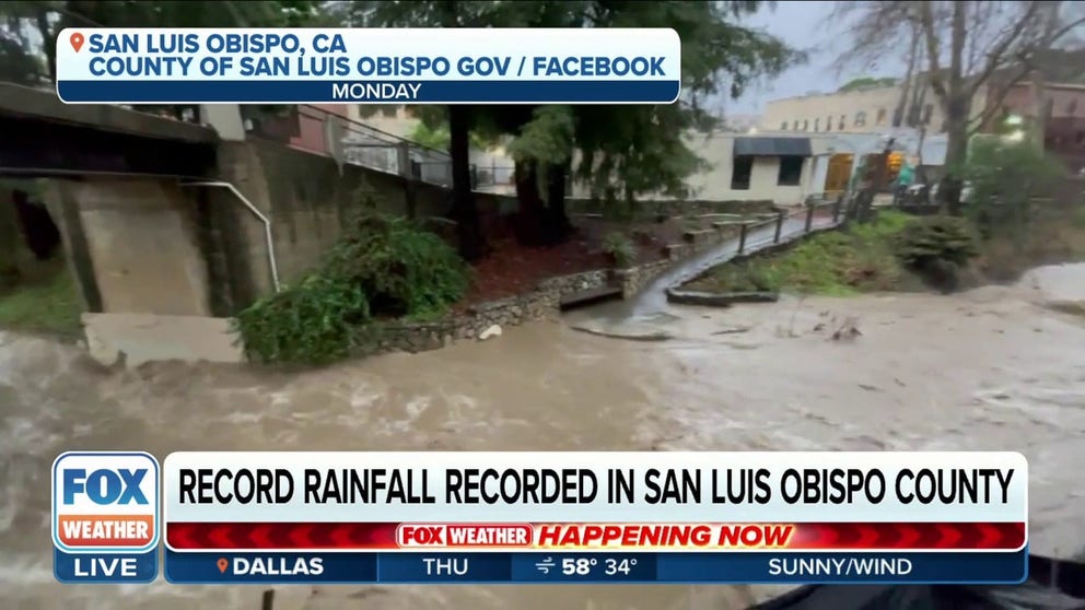 Rachel Dion of San Luis Obispo Emergency Services says the county witnessed widespread flooding and structure damage earlier this week after receiving 6-12 inches of rain in a 24-hour period. Rescue efforts continue for a 5-year-old boy who went missing after being swept away by floodwaters. 