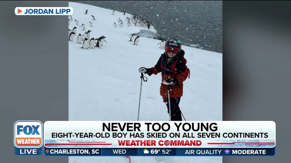 Meet the youngest person to ski on all 7 continents. The 8-year-old's favorite was Antarctica.