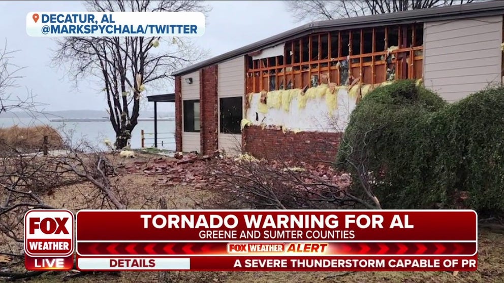 Possible tornado causes damage in Decatur, Alabama | Latest Weather ...