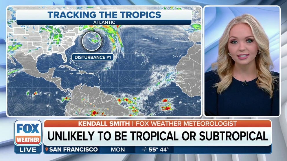 Non-tropical low forms in North Atlantic | Latest Weather Clips | FOX ...