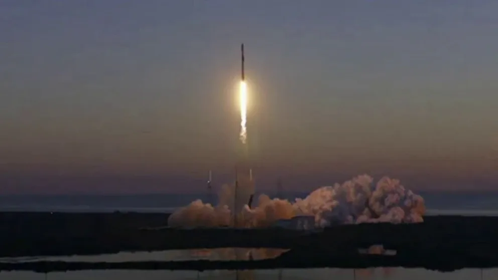 A SpaceX Falcon 9 rocket launched from Cape Canaveral, Florida on Wednesday sending a GPS satellite into low-Earth orbit for the U.S. Space Force. Florida's weather was nearly 100% "Go" for the morning liftoff. 