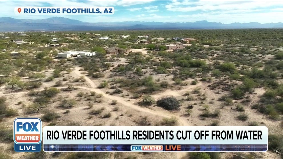 Rio Verde Foothills resident Cody Reim joins FOX Weather to discuss how his community is coping with the loss of water access.  