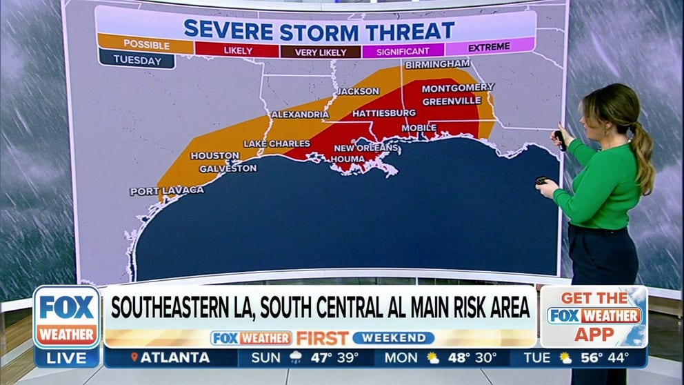 Severe weather threat grows in the Southeast this week | Latest Weather ...