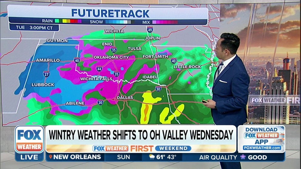 Some snow, heavy rain expected across parts of the Plains this week ...