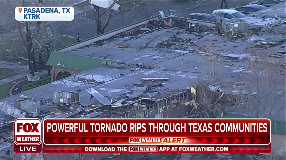 Communities around Houston stare at rubble after a tornado ripped through southeast Texas. FOX Weather’s Max Gorden with a recap of Tuesday's destructive storms. 