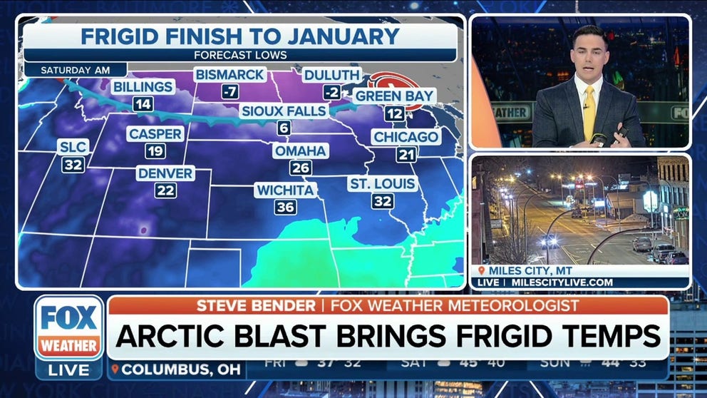 Arctic blast to surge into Plains | Latest Weather Clips | FOX Weather