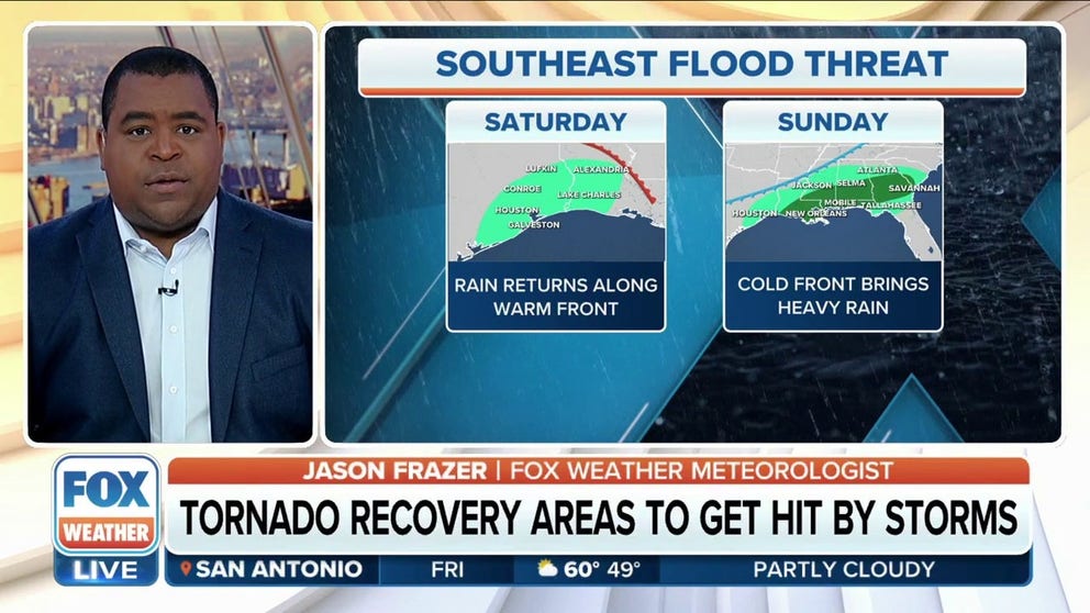 Heavy rain brings flooding threat to Southeast this weekend | Latest ...