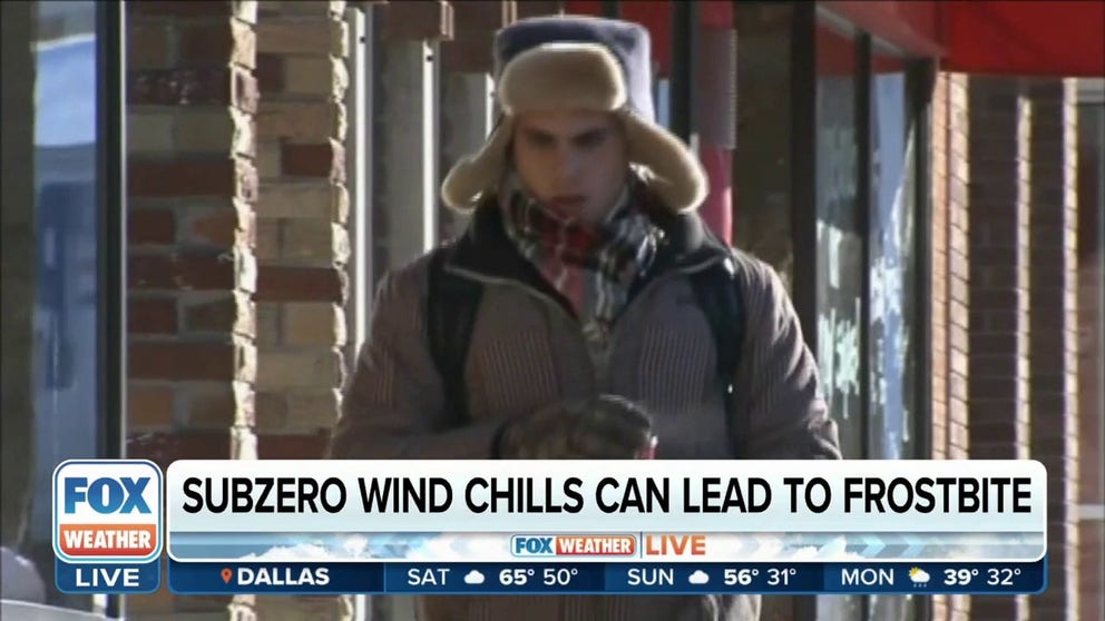 An arctic blast is surging south toward the Northern Plains and Upper Midwest. Several states may experience dangerous wind chills that fall into the negative 30- and 40-degree marks. With those bitter temps, frost bite will be possible in as little as 15 minutes. Dr. Ivan Miller, director of emergency medicine at Westchester Medical Center, joins FOX Weather with the best ways to avoid frostbite if you have to be outside in these frigid temperatures.