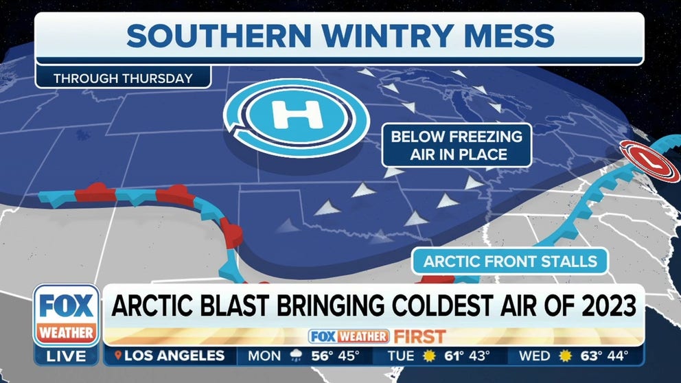 Arctic blast to bring coldest air of 2023 to Central U.S. | Latest ...