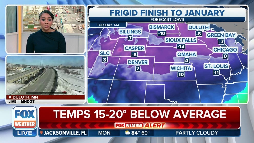 Arctic blast puts millions at risk of frostbite across the Central U.S ...