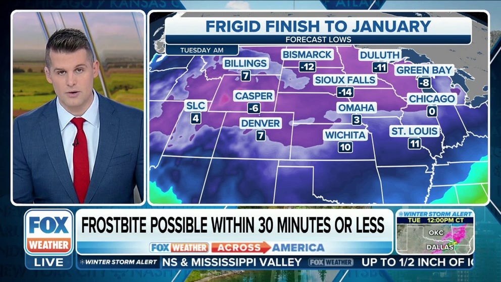 Arctic blast to linger through the week for Plains, Midwest | Latest ...