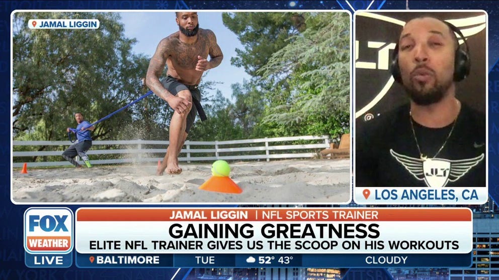 NFL Sports trainer Jamal Liggin speaks on the field conditions players from the Kansas City Chiefs and Philadelphia Eagles face heading into Sunday and discusses how athletes adapt to warmer weather.  