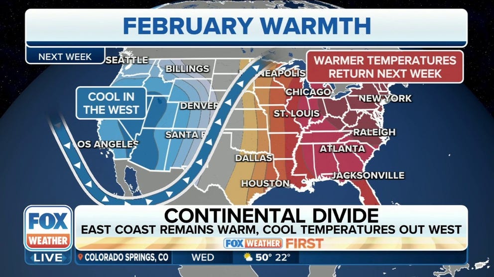 Springlike warmth to continue across the eastern half of U.S. | Latest ...